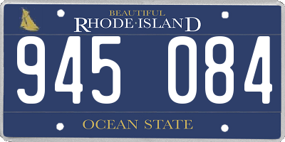 RI license plate 945084