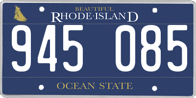 RI license plate 945085