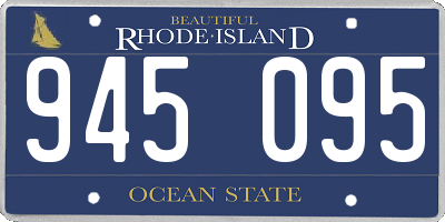 RI license plate 945095