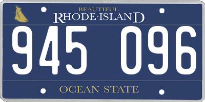 RI license plate 945096