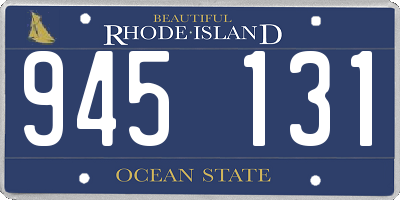 RI license plate 945131