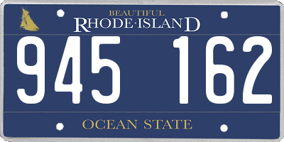 RI license plate 945162