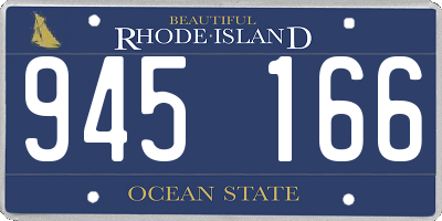 RI license plate 945166