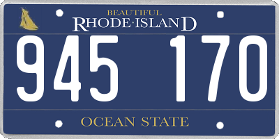 RI license plate 945170