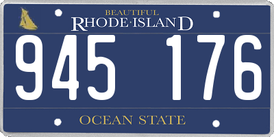 RI license plate 945176