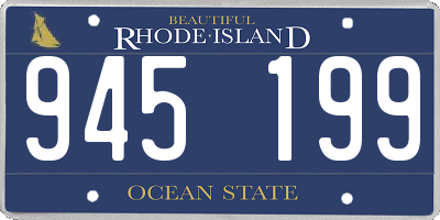 RI license plate 945199