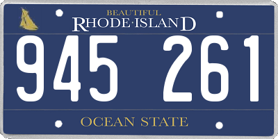 RI license plate 945261