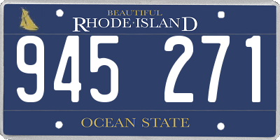 RI license plate 945271
