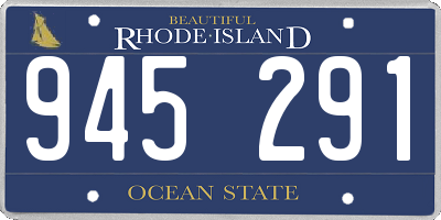 RI license plate 945291