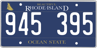 RI license plate 945395