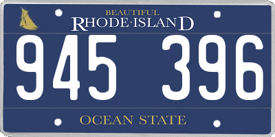 RI license plate 945396