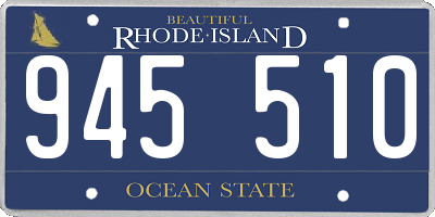 RI license plate 945510