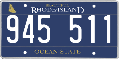 RI license plate 945511