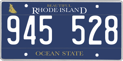 RI license plate 945528