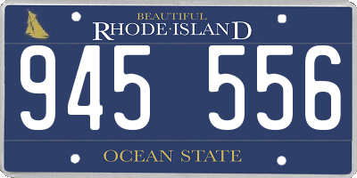 RI license plate 945556