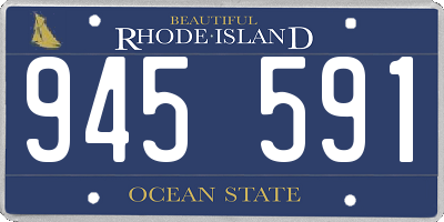 RI license plate 945591