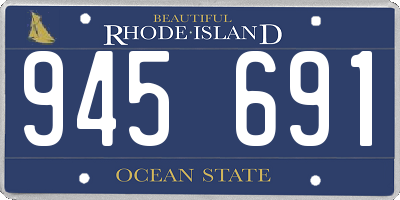 RI license plate 945691