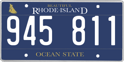 RI license plate 945811