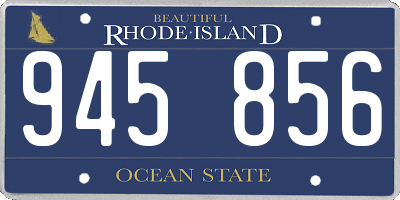 RI license plate 945856