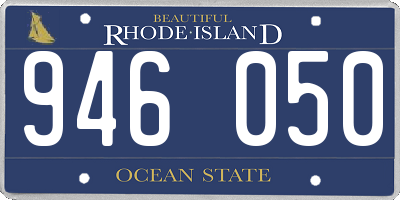 RI license plate 946050