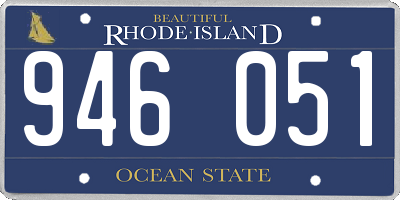 RI license plate 946051