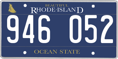 RI license plate 946052