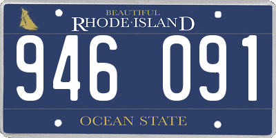 RI license plate 946091