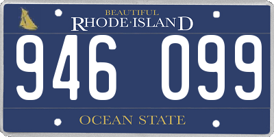 RI license plate 946099