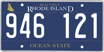 RI license plate 946121