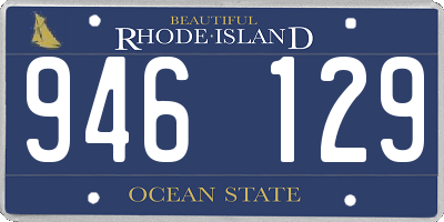 RI license plate 946129