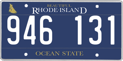 RI license plate 946131