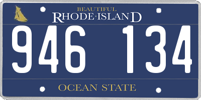 RI license plate 946134