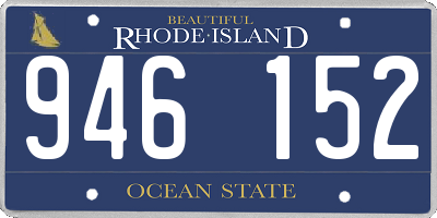 RI license plate 946152