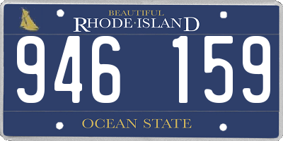 RI license plate 946159