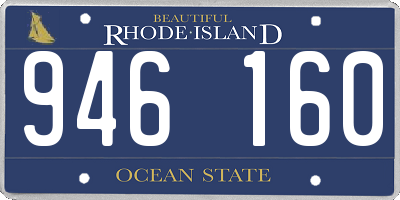 RI license plate 946160