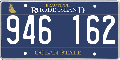 RI license plate 946162