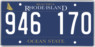 RI license plate 946170