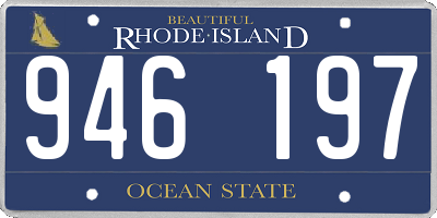 RI license plate 946197