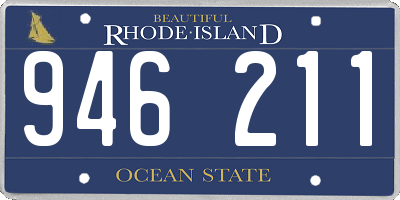 RI license plate 946211