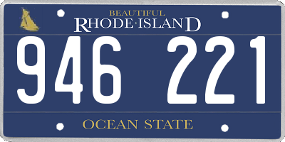 RI license plate 946221