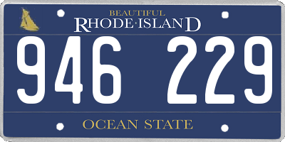 RI license plate 946229