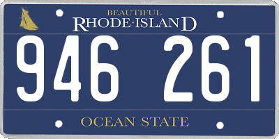 RI license plate 946261