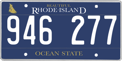 RI license plate 946277