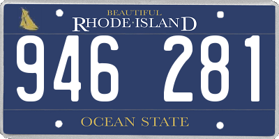 RI license plate 946281