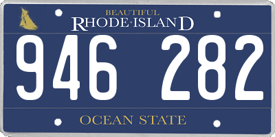 RI license plate 946282