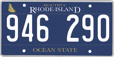 RI license plate 946290