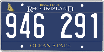 RI license plate 946291