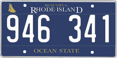 RI license plate 946341