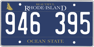 RI license plate 946395