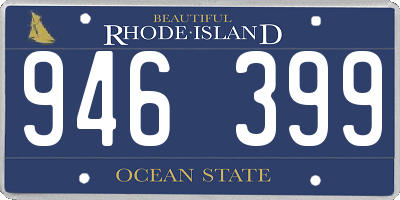 RI license plate 946399